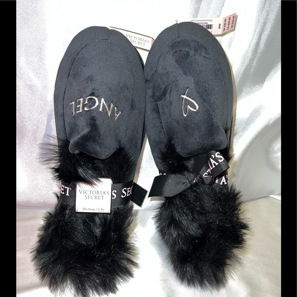 Victoria’s Secret ANGEL Slippers Hard Bottom ADORABLE Small